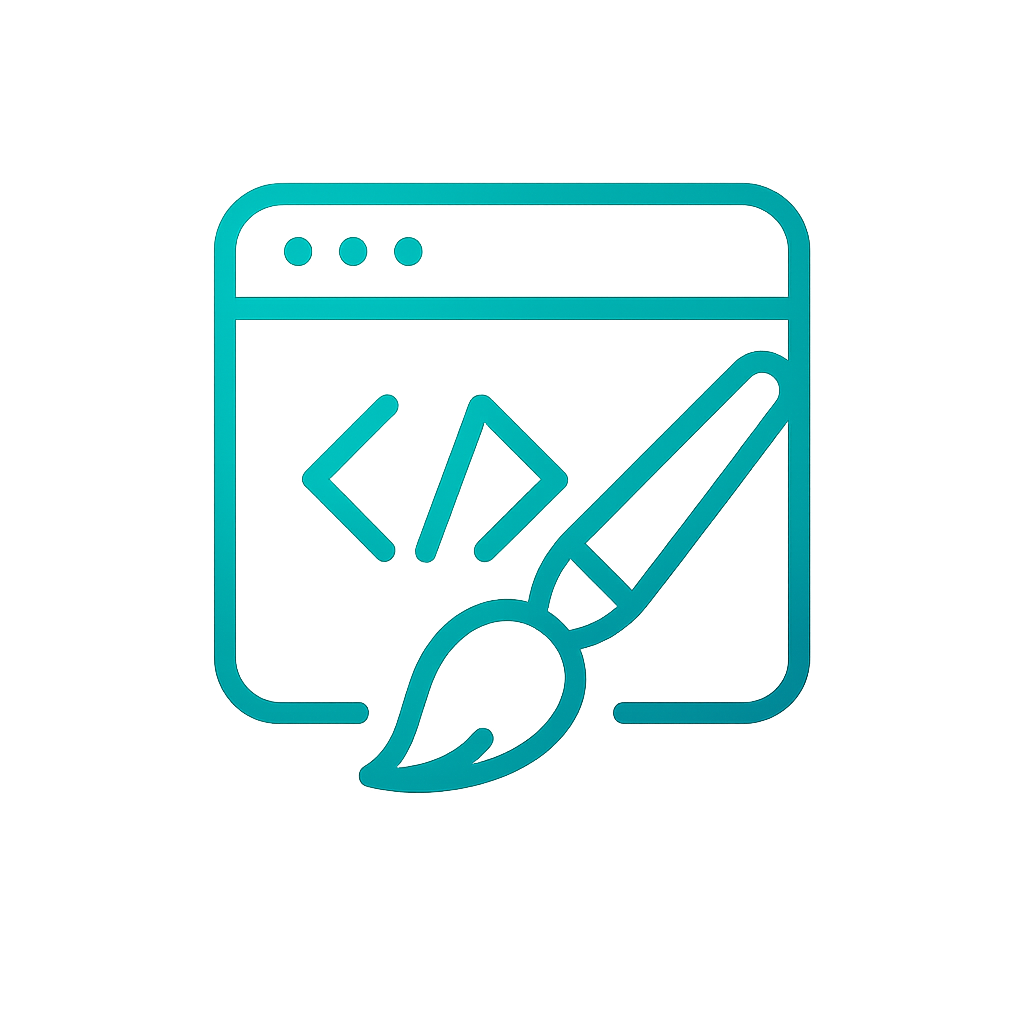 Custom web design icon
