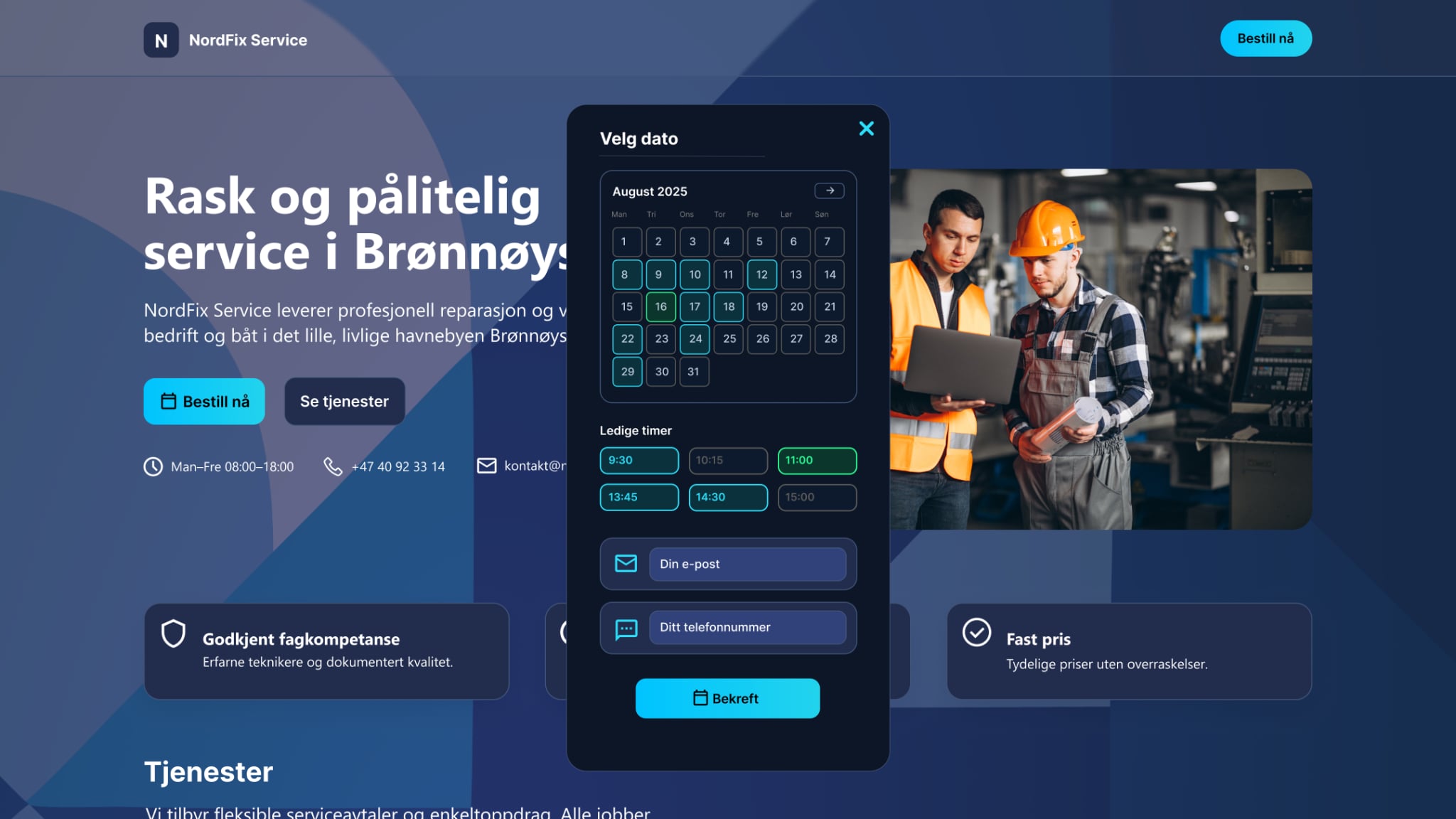 AutomateX forhåndsvisning
